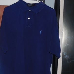 Ralph Lauren Men's short sleeve Polo NAVY w/ BLUE